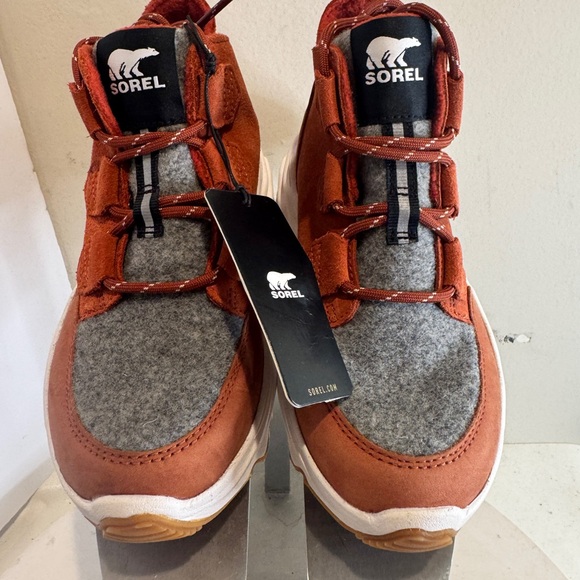 SOREL Kinetic Breakthru Caribou Waterproof Boot new size 9 - Picture 2 of 6